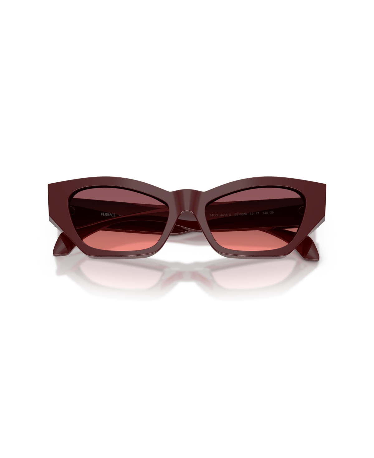 Versace Frau Sunglass Ve4488u In Solid Red