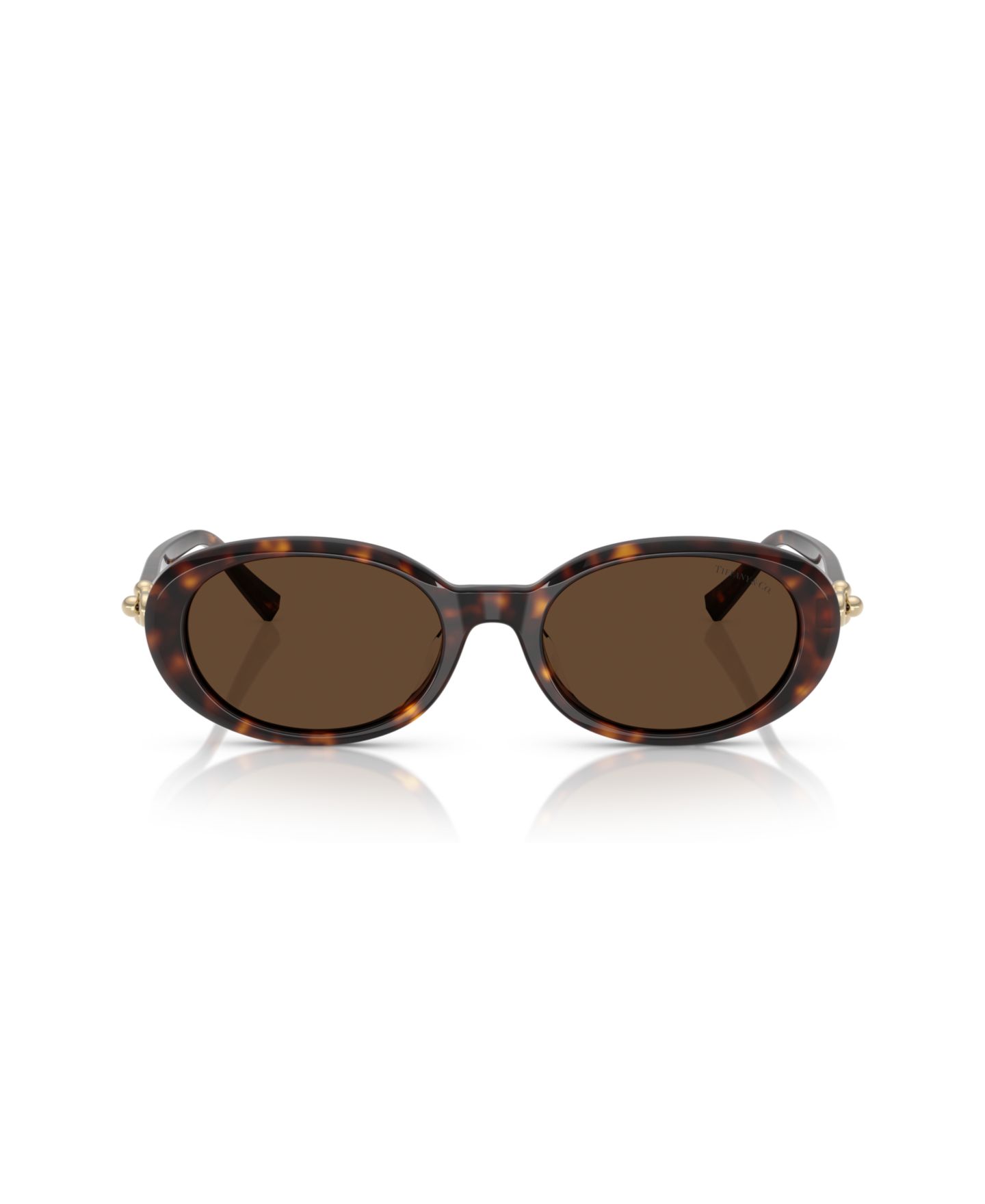 Женские солнцезащитные очки Tiffany & Co. Standard Sunglasses, TF4242D, цвет: Гавана — фото 5