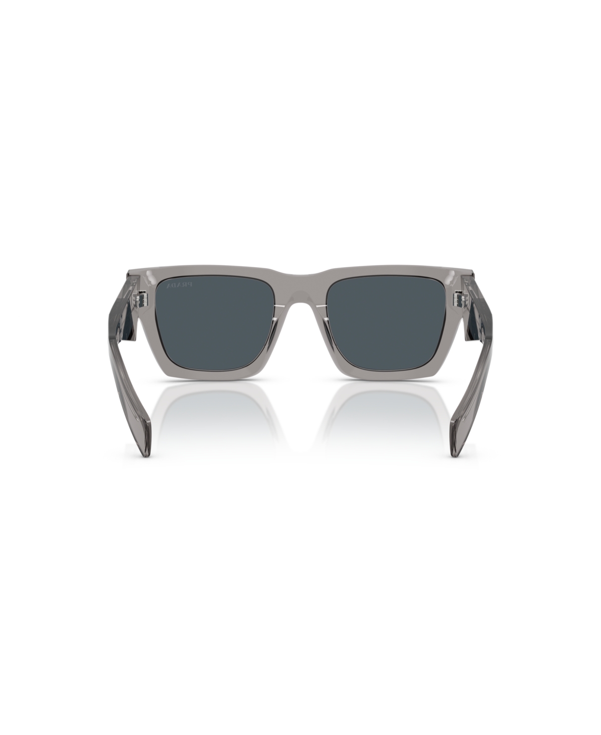 Prada Men's Large Sunglasses, Pr A06s In Transparent Dark Gray