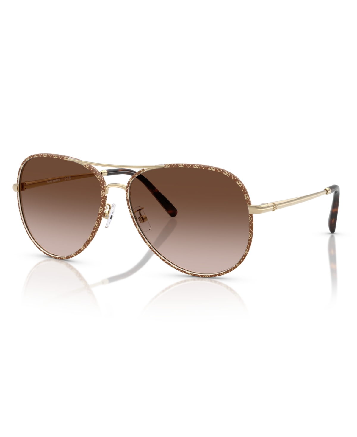 Tory Burch Woman Sunglass Ty6114 In Light Gold