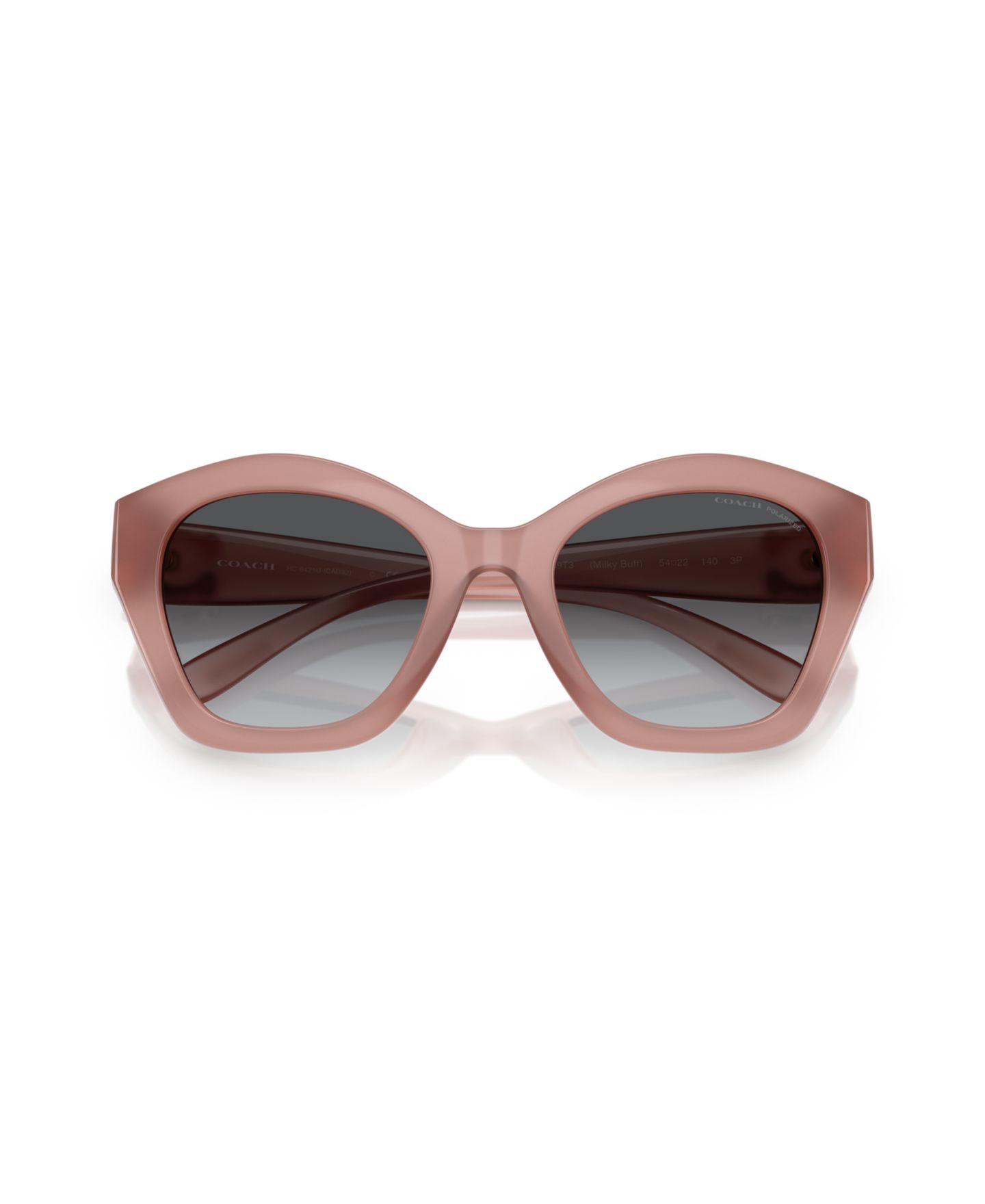 Женские солнцезащитные очки COACH Polarized Sunglasses, CAD31 HC8421U, цвет: Светло-бежевый — фото 2