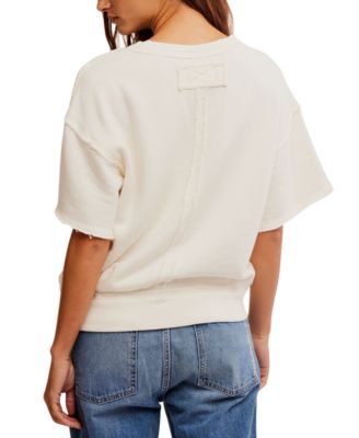 Free People Women's So Easy Cotton Sweatshirt - Macy's