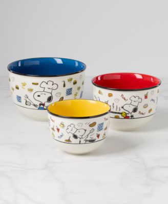 Chef Snoopy Bowls, Set of 3