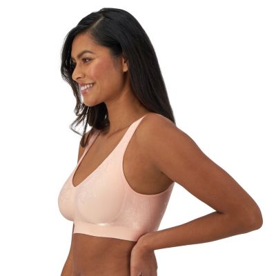 Comfort Revolution Aztec ComfortFlex Fit Seamless 3-Hook Closure Wireless Bra 3484