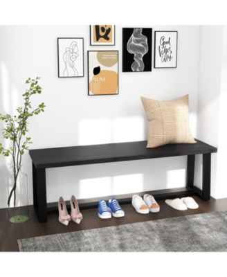 Dining Bench with Adjustable Footpads Stylish and Stable Seating for Dining Room or Kitchen