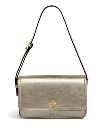 Radley Magpie Lane スモールフラップオーバー ショルダーバッグ Radley London Magpie Lane Metallic Small Flapover Shoulder
