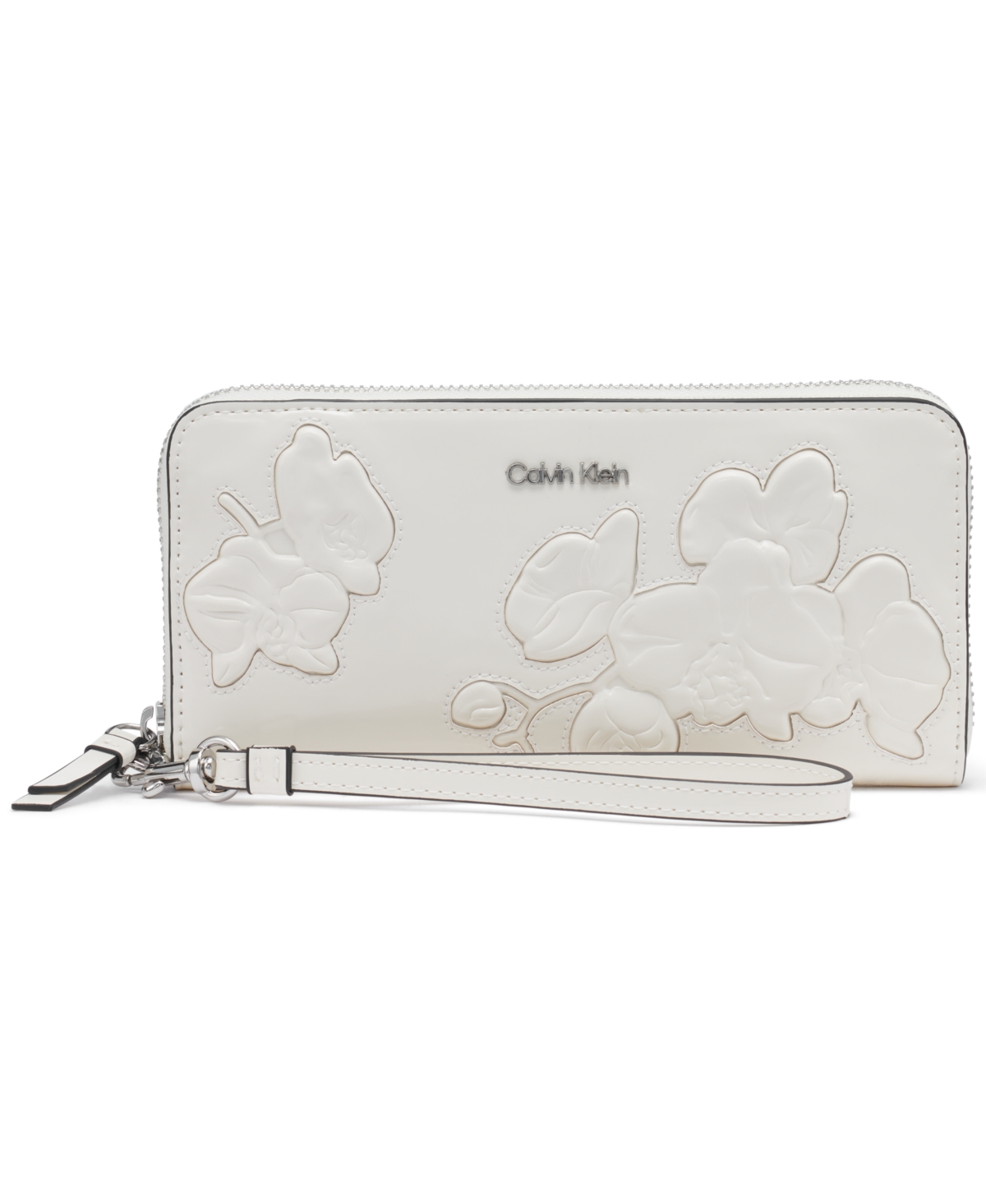 CALVIN KLEIN AUDREY BOXED FLORAL EMBOSS WALLET 