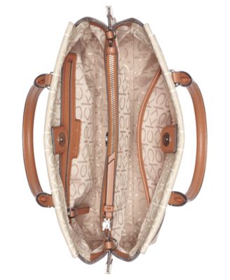 Bianca Signature Triple Compartment Convertible Satchel