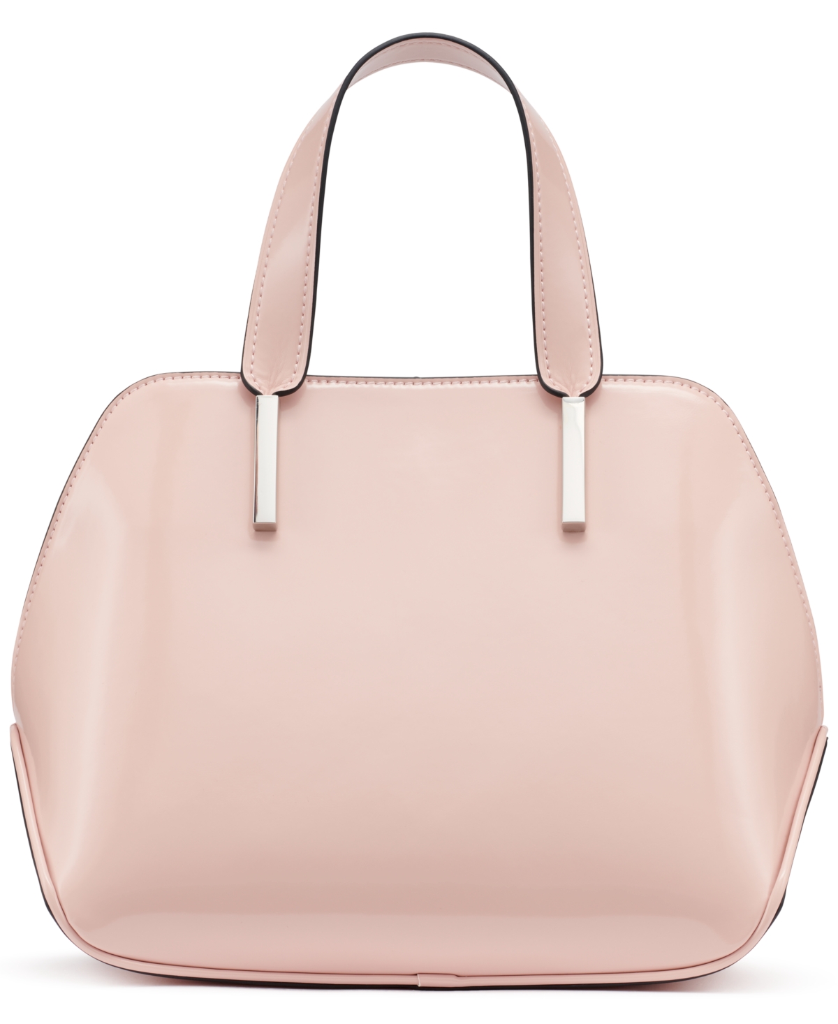 Calvin Klein Audrey Floral Emboss Satchel In Blossom
