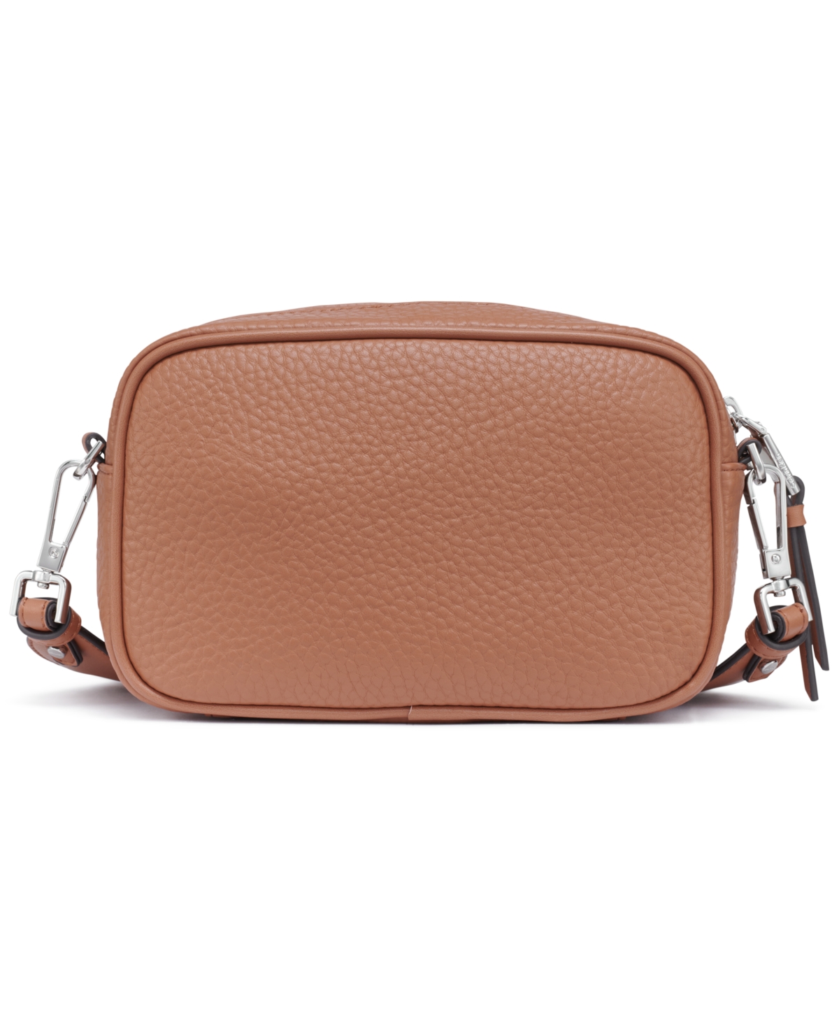 Calvin Klein Zulle Top Zipper Camera Bag With Signature Hang Off In Brown