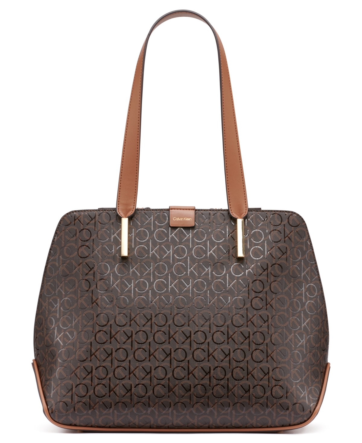 CALVIN KLEIN AUDREY TEXTURED EMBOSS TOTE 