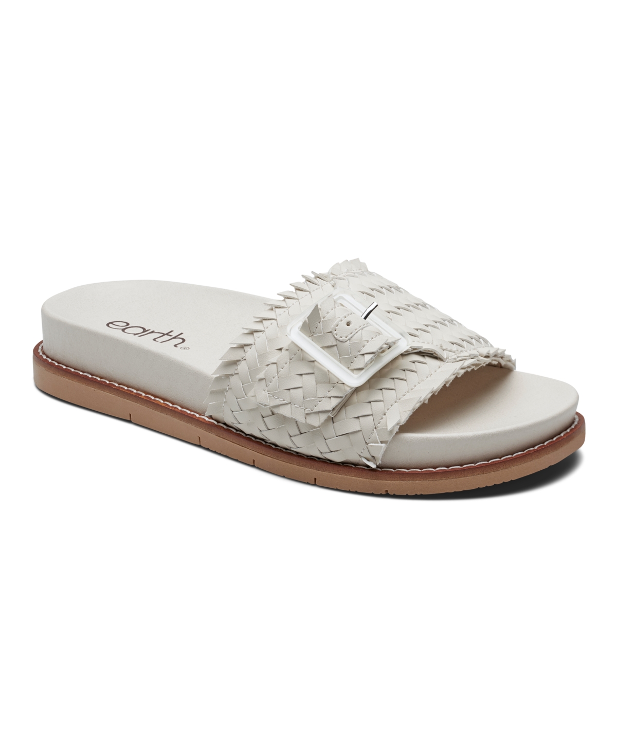 EARTH WOMEN'S FONTANE WOVEN FLAT SANDALS 