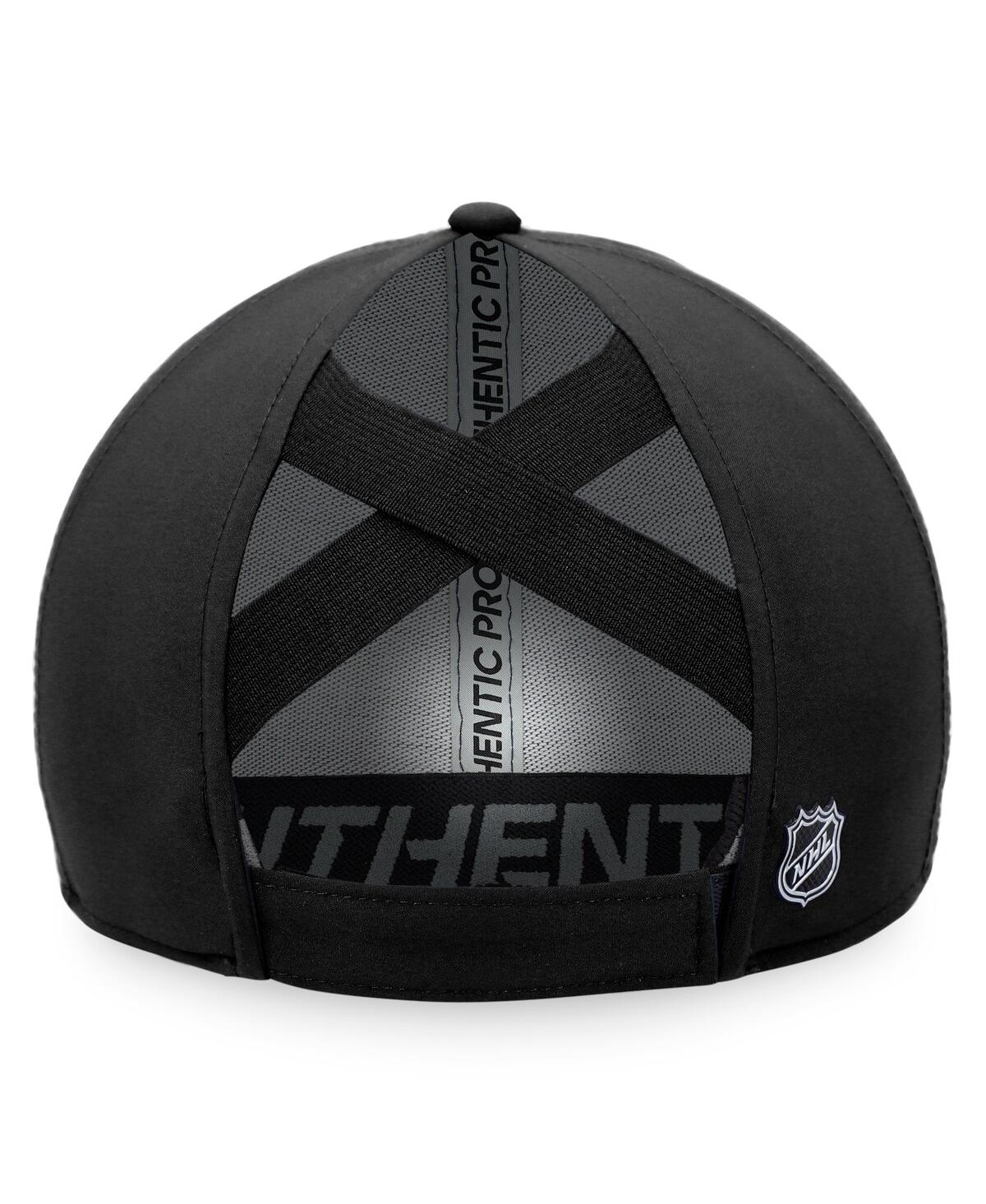 Fanatics Branded Navy Colorado Avalanche Authentic Pro Road Structured Adjustable Hat In Black