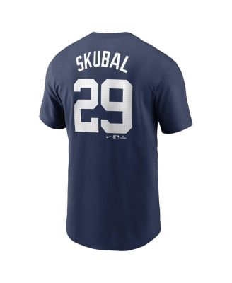 Men's Tarik Skubal Navy Detroit Tigers Fuse Name Number T-Shirt