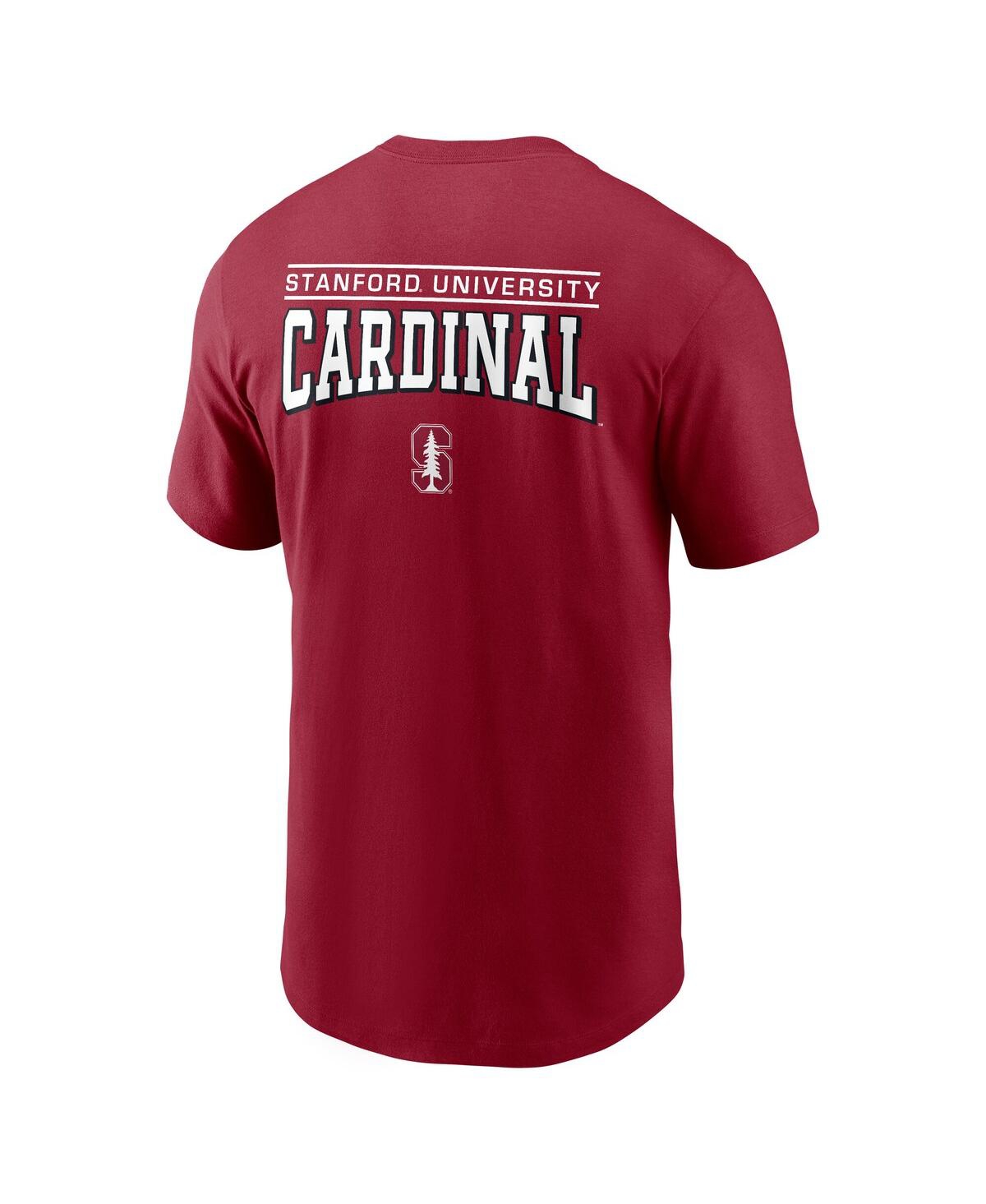 Nike Men's Cardinal Stanford Cardinal 2-hit T-shirt In Burgundy