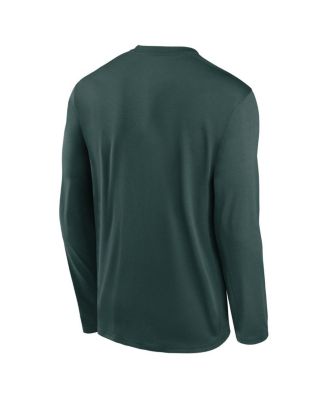 Men's Green Michigan State Spartans Primetime Primary Legend Long Sleeve T-Shirt
