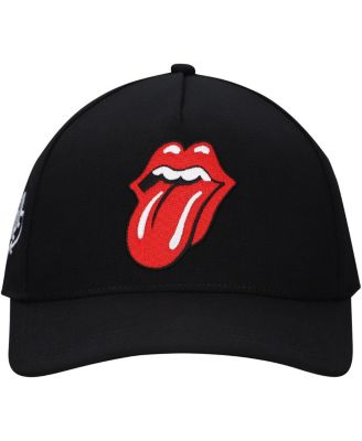 Men's Black Rolling Stones It's Only Rock N' Roll A-Frame Adjustable Hat