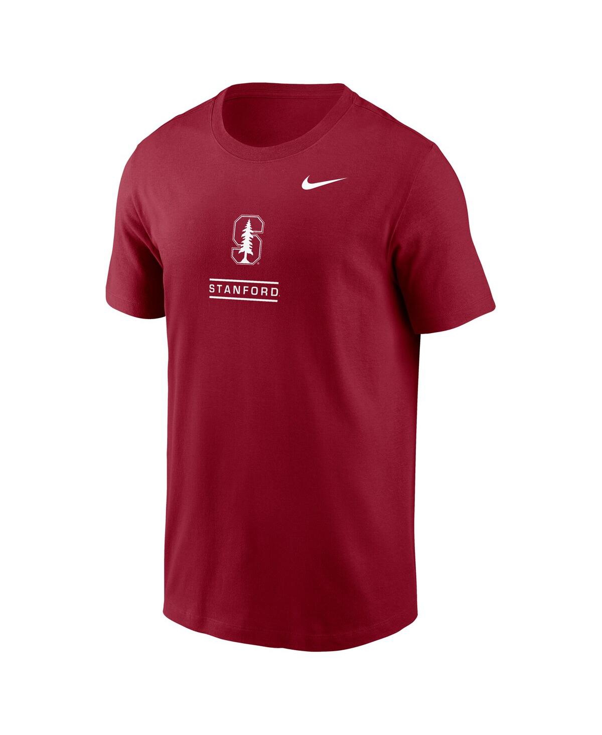 Nike Men's Cardinal Stanford Cardinal 2-hit T-shirt In Burgundy