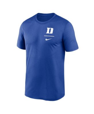 Men's Royal Duke Blue Devils Primary Logo Legend Performance T-Shirt