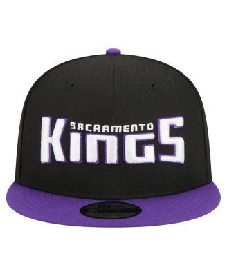 Men's Black/Purple Sacramento Kings Jersey Hook Statement Edition 9FIFTY Snapback Hat