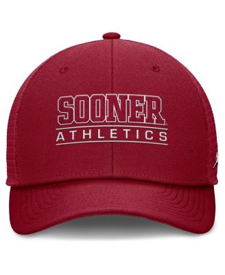 Men's Crimson Oklahoma Sooners Rise Adjustable Hat
