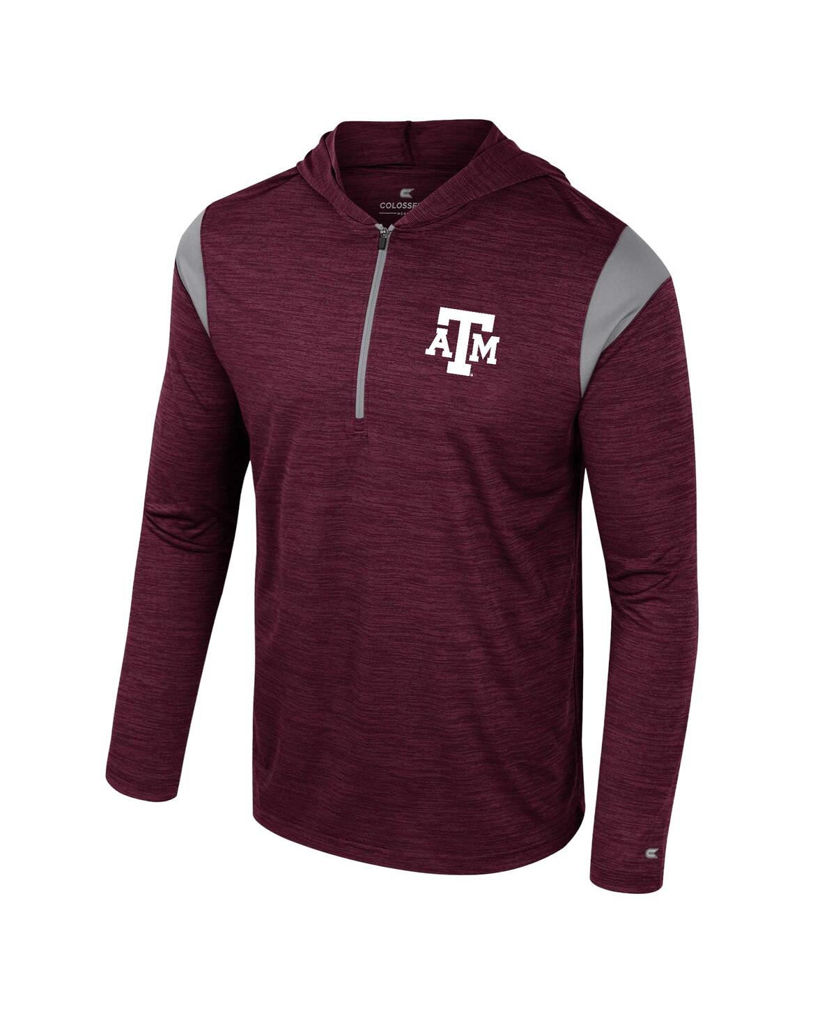 Colosseum Men's Maroon Texas A & M Aggies Dozer Half-zip Windshirt In Maroon