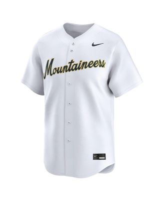 Men's White West Virginia Mountaineers College Limited Baseball Jersey