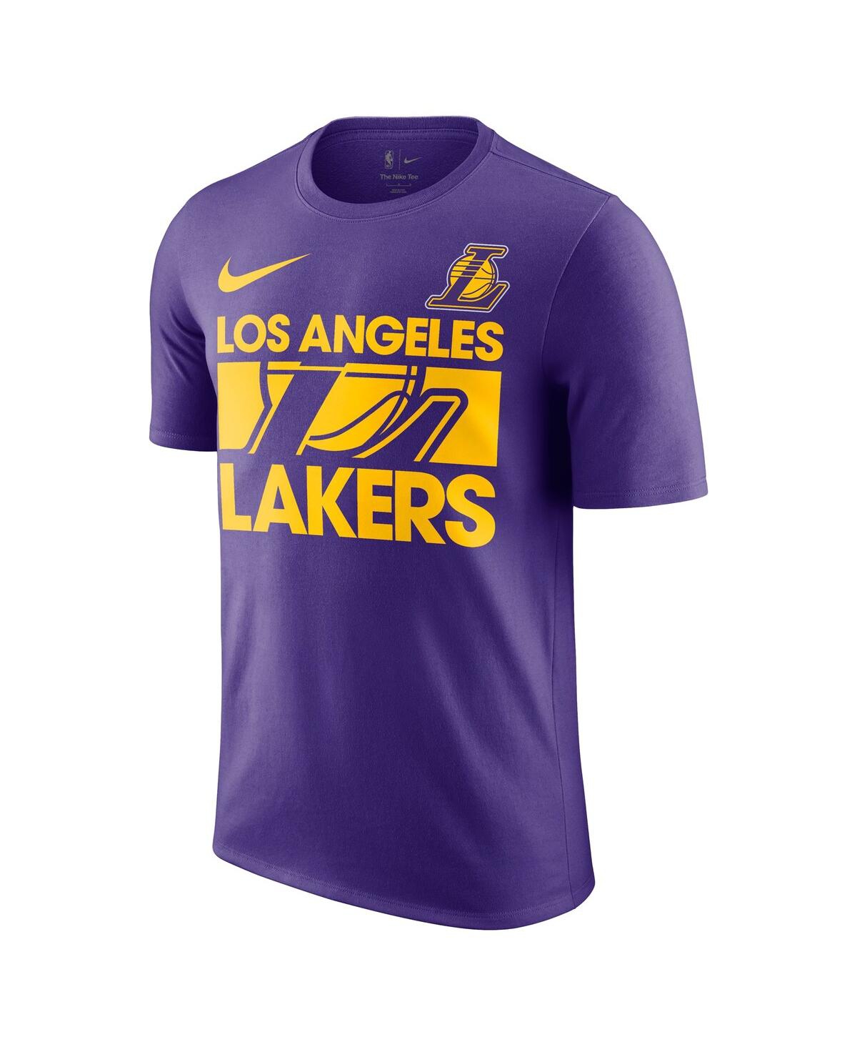 Nike Men's Purple Los Angeles Lakers Courtside This Is Our Year T-shirt In Purple
