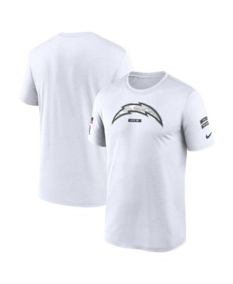 Nike - Men's White Los Angeles Chargers 2024 Salute To Service Legend Performance T-Shirt