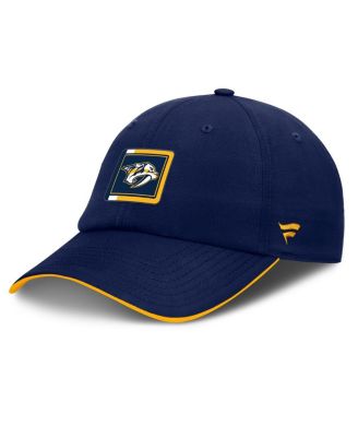 Fanatics - Men's Gold/Navy Nashville Predators Authentic Pro Ripstop Adjustable Hat