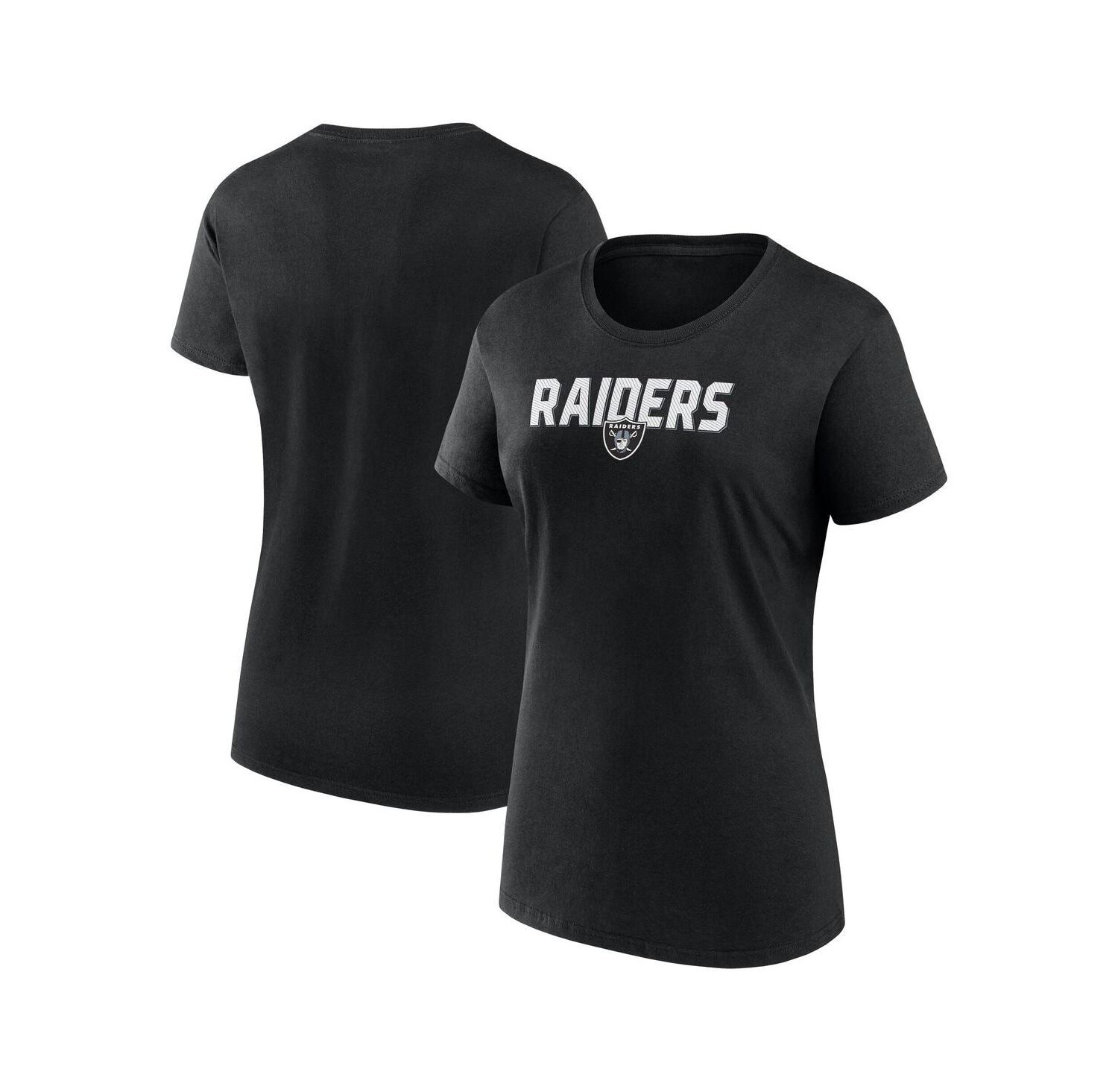 Women's Black Las Vegas Raiders Lean T-Shirt