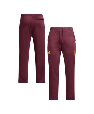 adidas - Men's Maroon Arizona State Sun Devils Open Hem AEROREADY Pants