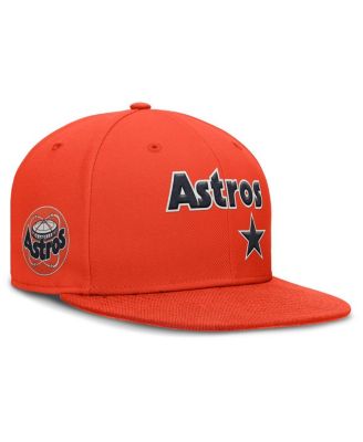 Nike - Men's Orange Houston Astros Cooperstown True Performance Fitted Hat
