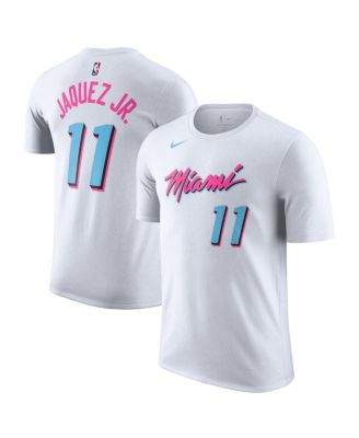 Nike - Men's Jaime Jaquez Jr. White Miami Heat 2024/25 City Edition Name Number T-Shirt