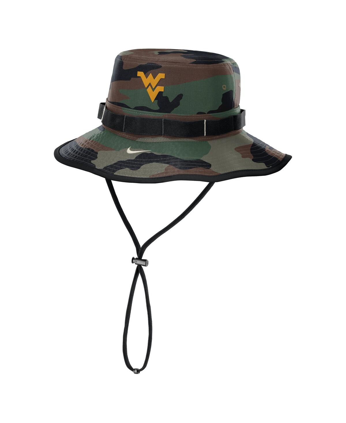 Nike Men's Camo West Virginia Mountaineers 2024 Military Appreciation Apex Bucket Hat In Camo