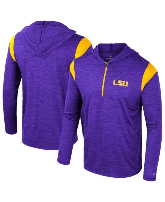 Colosseum - Men's Purple LSU Tigers Dozer Half-Zip Windshirt