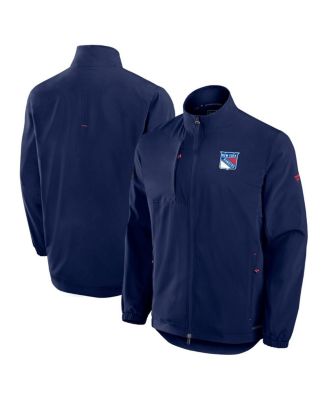 Fanatics - Men's  Navy New York Rangers Authentic Pro Rink Coaches Full-Zip Jacket