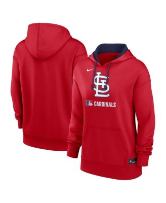 Nike - Women's  Red St. Louis Cardinals Authentic Collection Performance Pullover Hoodie