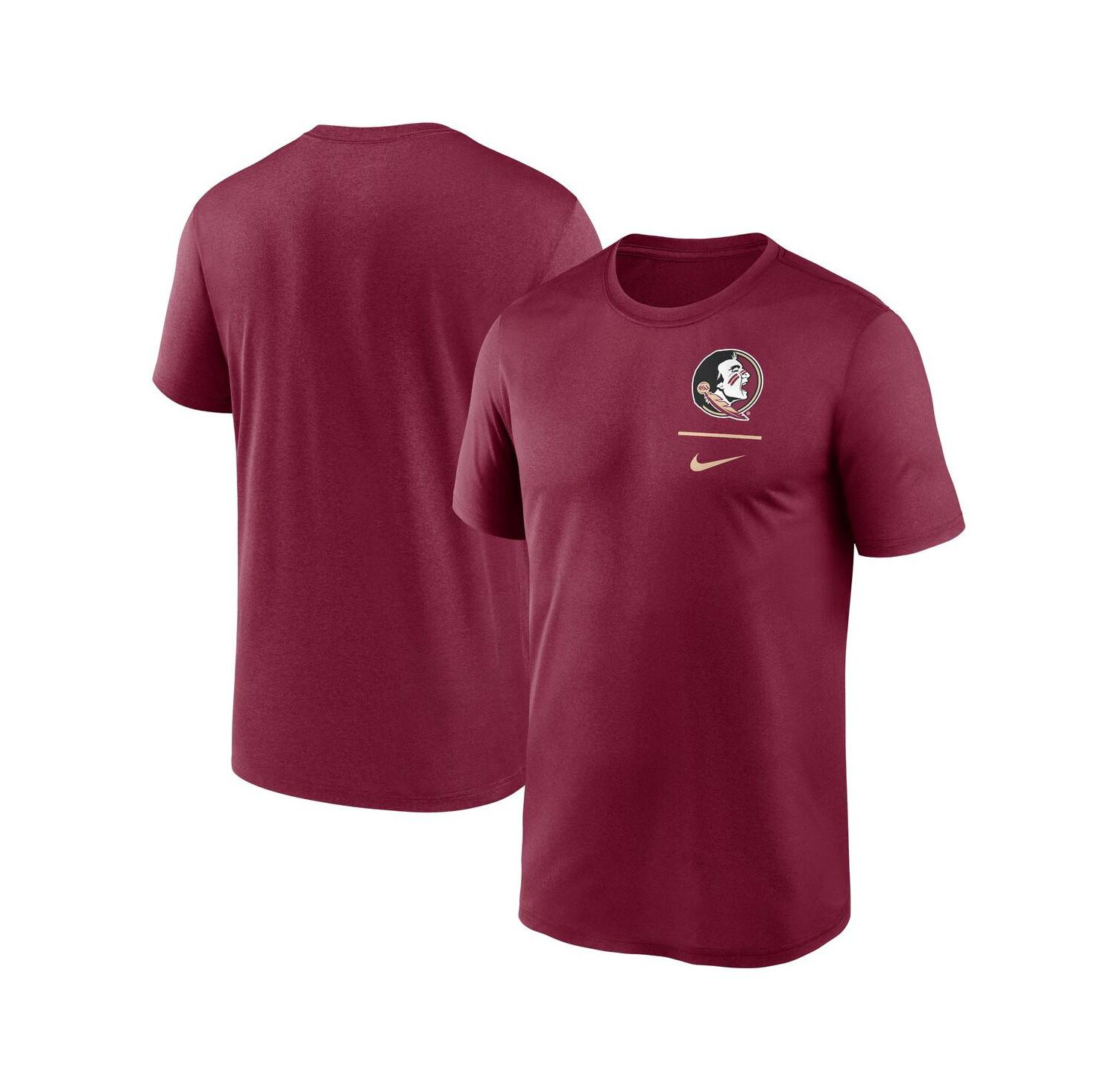 Men's Garnet Florida State Seminoles Primary Logo Legend Performance T-Shirt