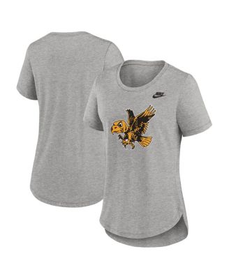 Nike - Women's  Heather Gray Iowa Hawkeyes Legacy Tri-Blend T-Shirt
