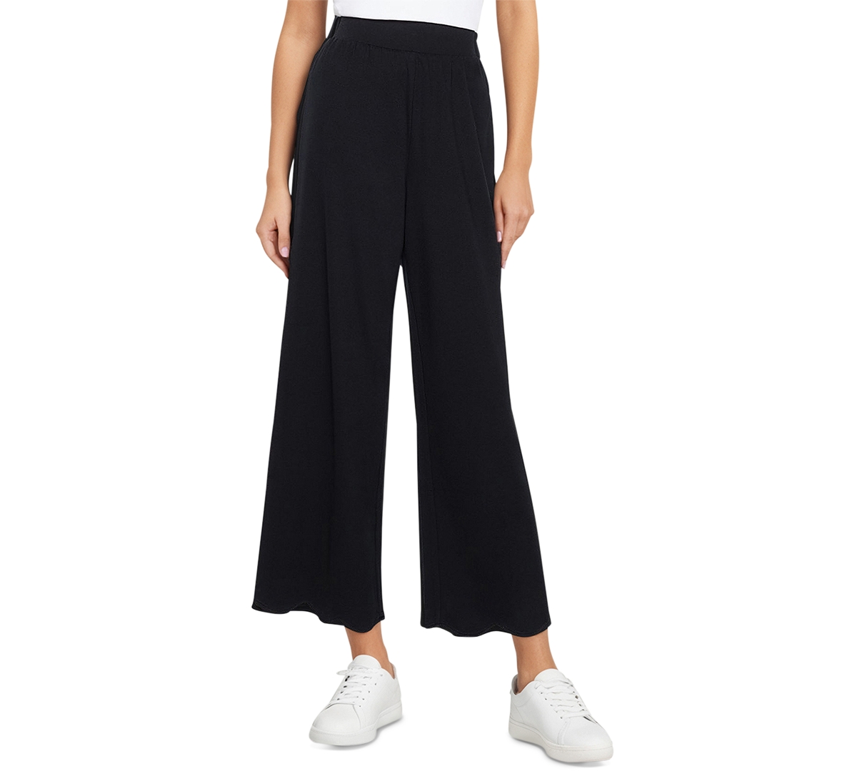 Women's Crystal High-Rise Pull-On Pants - Black Beauty