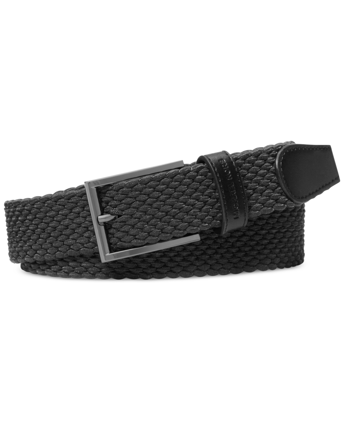 Men's Classic Braided Dress Belt - Navy