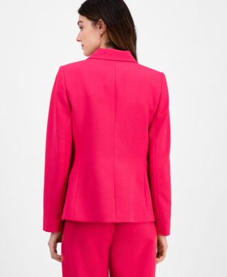 Women's Peak-Lapel Button-Cuff Jacket