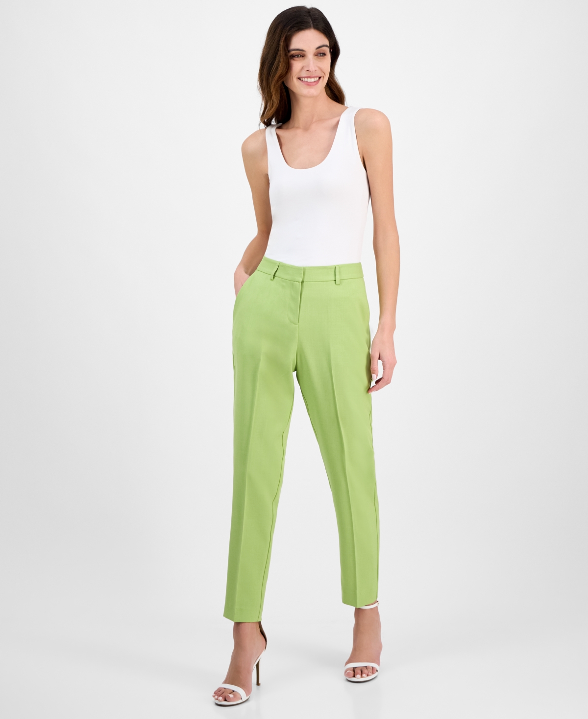 Women's Classic Mid-Rise Ankle Pants - Fern