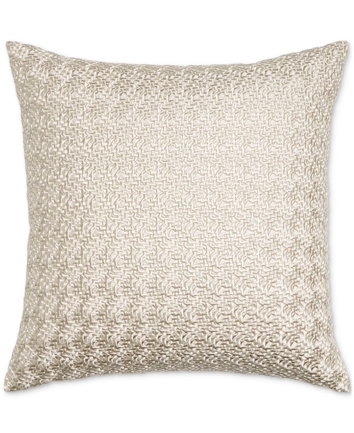 Hotel Collection Textured Embroidery Decorative Pillow, 20" X 20", Exclusively At Macy's In Neutral