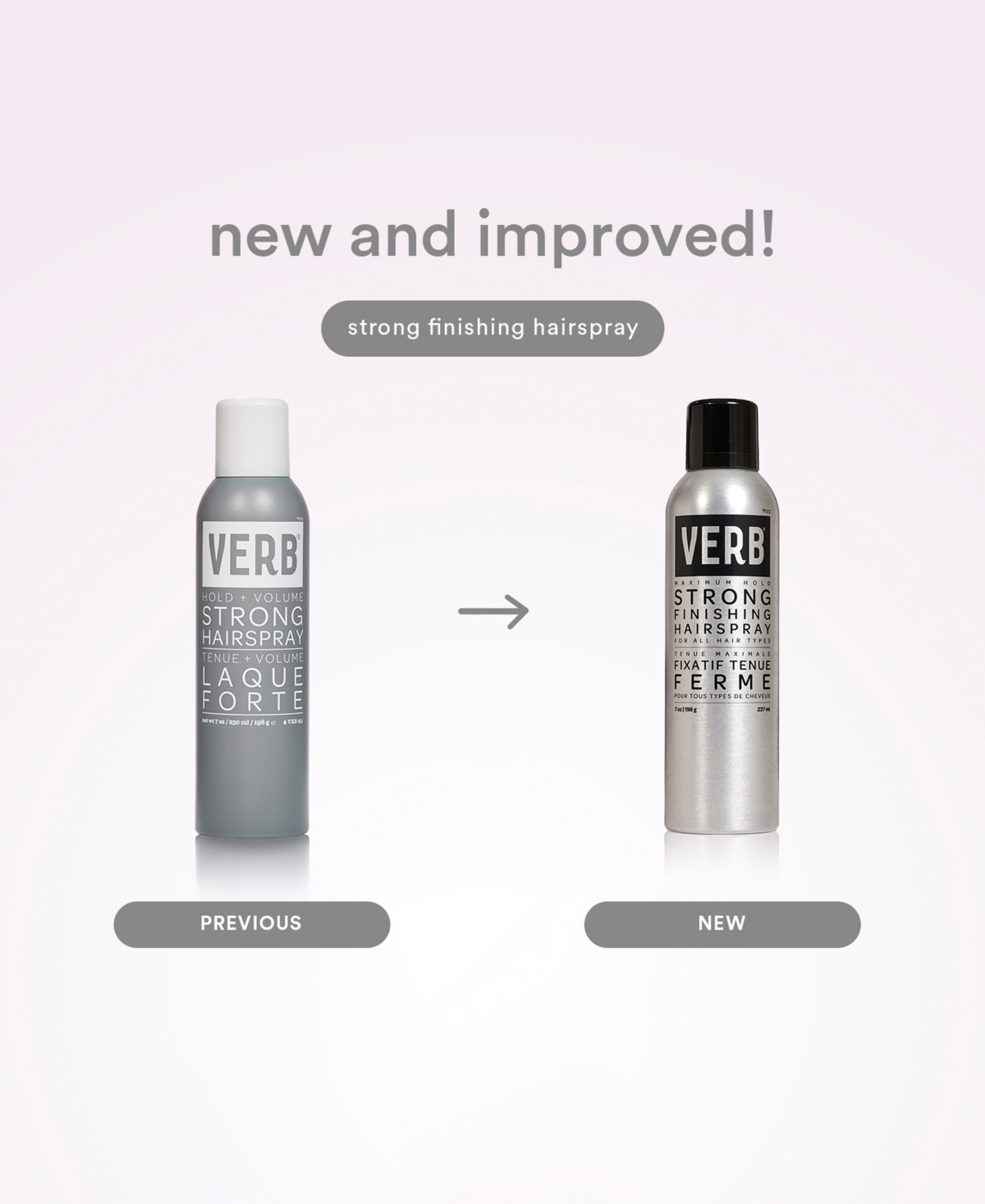 Verb Strong Finishing Hairspray, 7 oz.