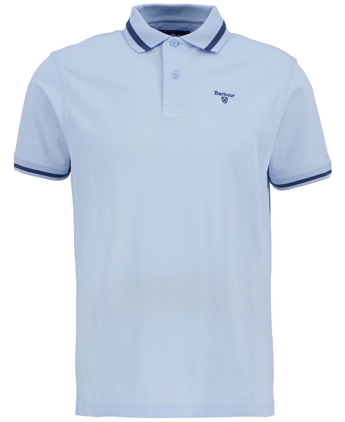 Shop Barbour Men's Ferrybridge Lightweight Polo Shirt In Ocean Sky