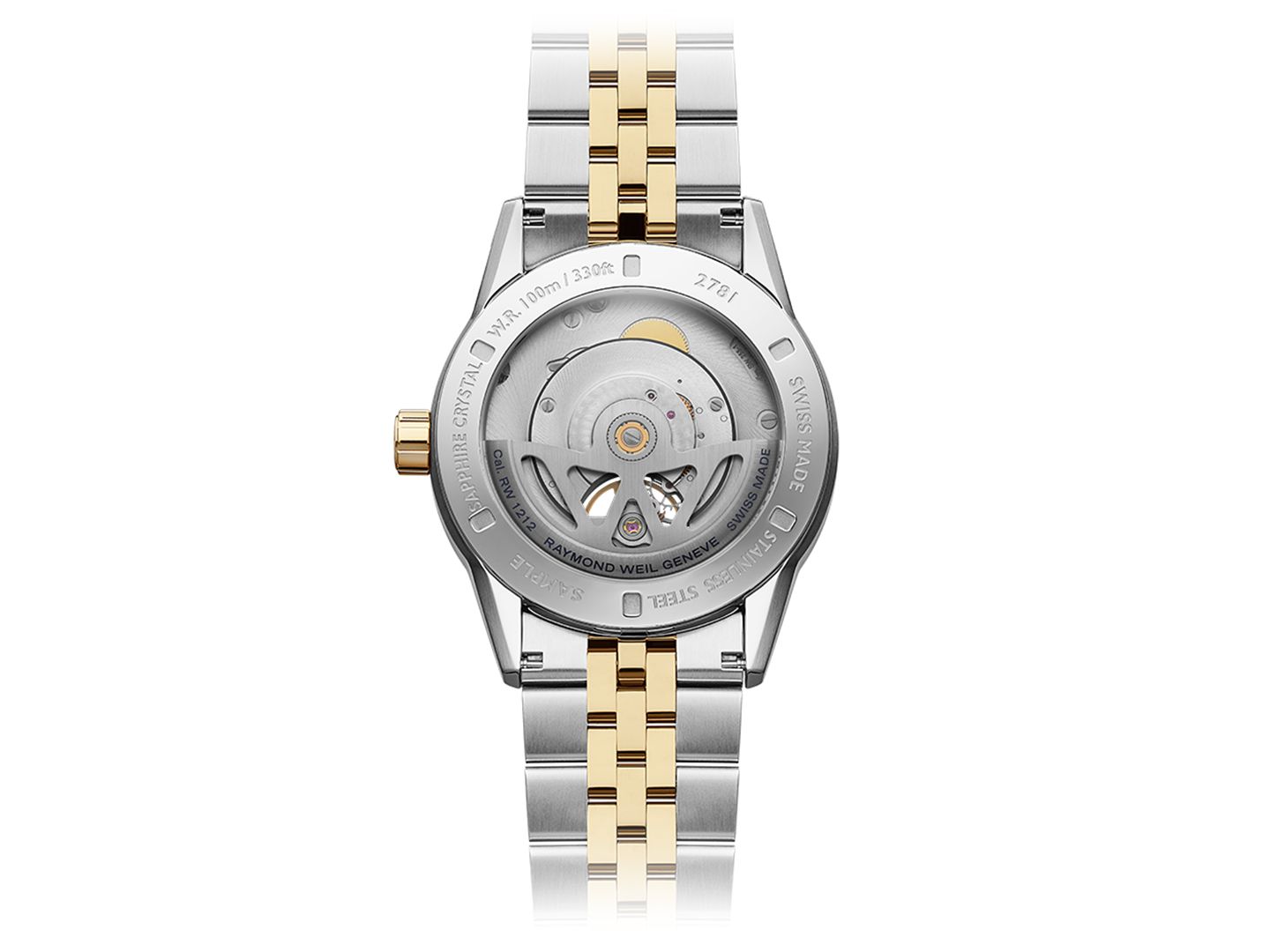 Мужские часы Raymond Weil Swiss Automatic Freelancer Two-Tone Stainless Steel Bracelet Watch 43mm — фото 2