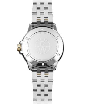 Men's Swiss Tango Quartz Two-Tone Stainless Steel Bracelet Watch 41mm