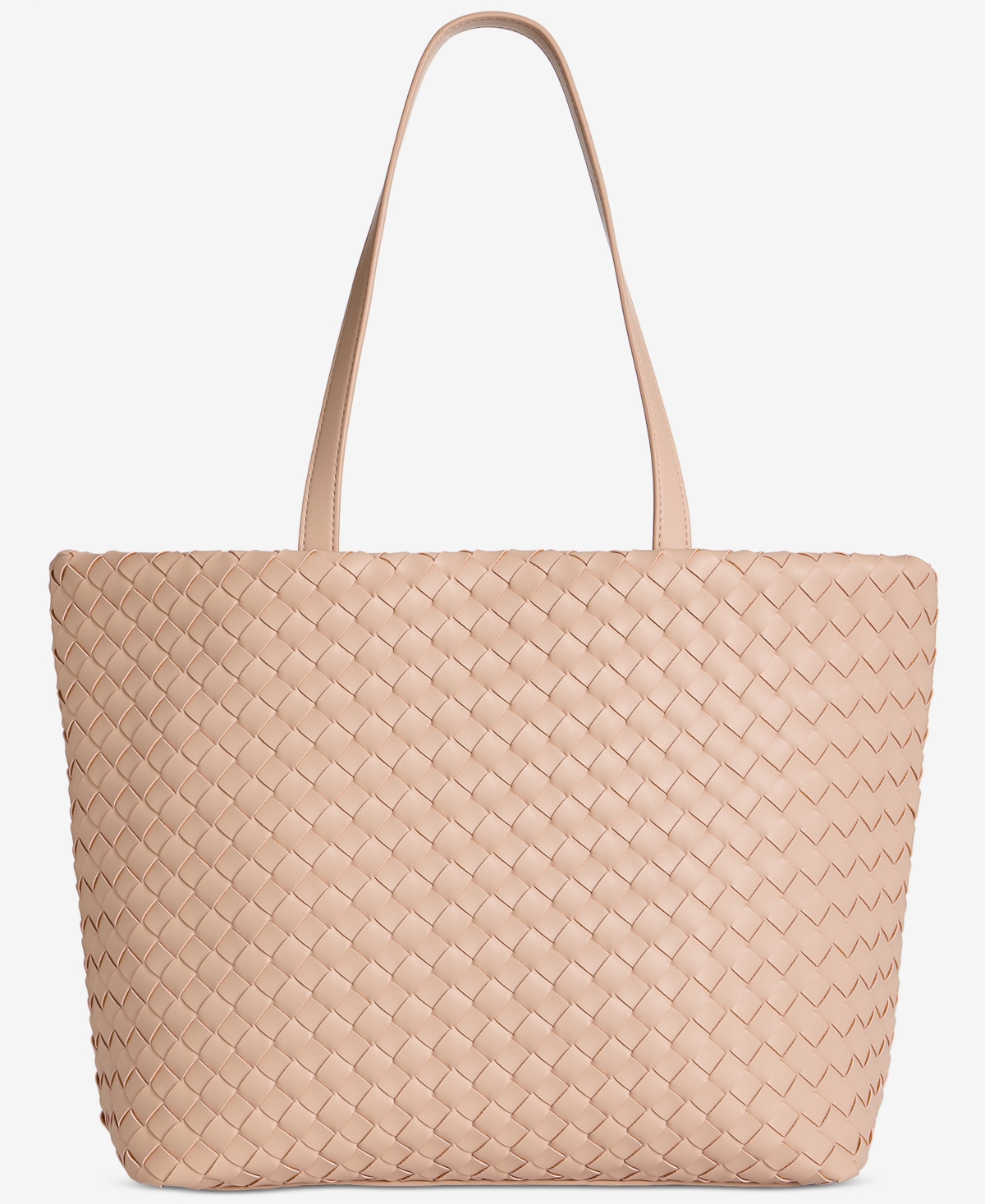 Extra-Large Woven Tote, Exclusively at Macy's - Bright Green